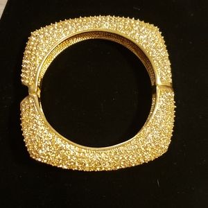 Traci Lynn Bling It Gold Bracelet